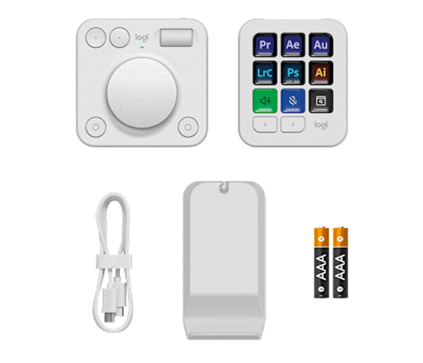 Logitech MX Creative Console Jasnoszary - 1371047 - zdjęcie 3